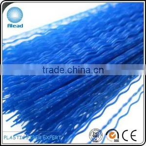 High Performance Diameter 0.25mm Blue Color Crimped PP Brush Monofilament Polypropylene Filament for Sanitary Brush thumbnail-2