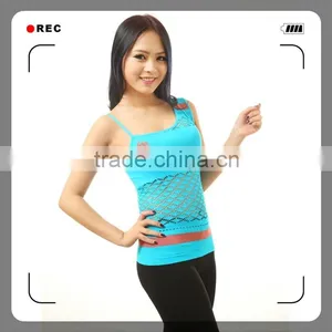2015 Ladies Seaxy Fashion Seamless Tank Top With Jacquard Weave thumbnail-3