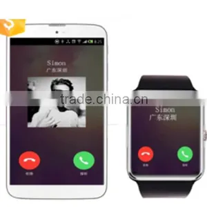 2016 Most Fashionable Multifunctional Metal Plating 1.54 Inch MTK6261 GT08 Smart Watch for Androit Phone thumbnail-2