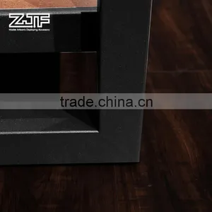 ZJF Black Wood Display Rack Hot Sale Shirt Rack Display thumbnail-4