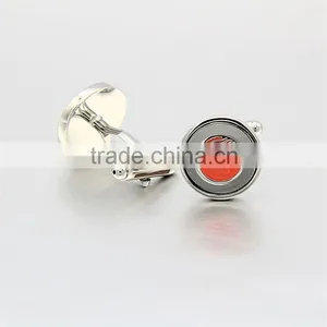 Fashion Accessories for Men Jewelry Stainless Steel Coin Cufflinks thumbnail-4