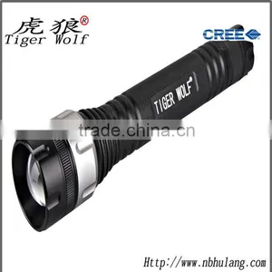 Aluminum ZOOM Function Zoom T6-10W LED Flashlight Torch Light thumbnail-1