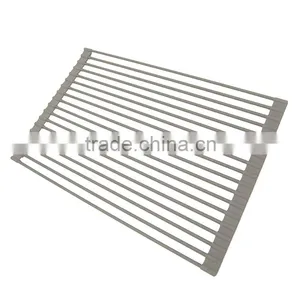 Kitchen Sink Dish Rack Stainless Steel Collapsible Dish Rack Quality Choice thumbnail-5