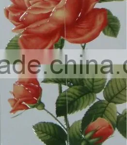 Group Picture Flower Wall Tiles Decorated thumbnail-1