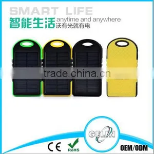 Waterproof Solar Power Bank 5000mah Mobile Power Bank 5000mah for Mobile Phone thumbnail-1
