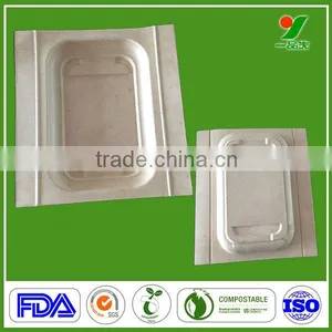 Recycled Material Unbleached Bagasse Pulp Tray Cosmetic Display Stand Paper Molded Pulp Packaging thumbnail-3