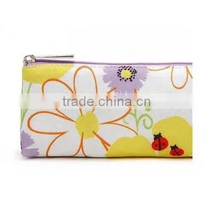 Canvas Flower Printing Travel Cosmetic Bag Set thumbnail-3