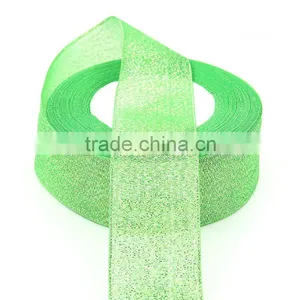 Wholesale Polyester Gold/Silver /pink Metallic Foil Ribbon thumbnail-4
