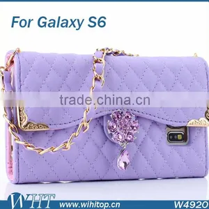 Mobile Phone Accessories for Galaxy S6 Case Wholesale, China Supplier Leather Case for Galaxy S6 thumbnail-1
