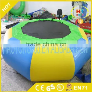 Inflatable Adult and Kid Bouncer Jumping Bed Water Park Floating Water Trampoline for Sale thumbnail-1