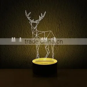New Model 3D LED Lamp With Temperature Sensing Color Change Function thumbnail-5