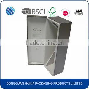 UV Coating Luxury Wine Bottle Paper Box thumbnail-5