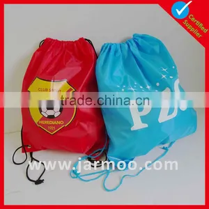Custom Hemp Red Drawstring Bag thumbnail-5