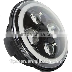 Led Jeep Headlight 7inch LED Headlight for Jeep Wrangler Hi/lo Beam 40w Ccfl Angel Eye Led Headlight thumbnail-2