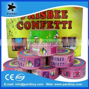 Event Long Throw Tissue Confetti Frisbee Streamers for Promotion thumbnail-3
