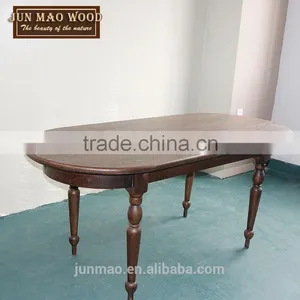 2016 Happy Classic Wild Type Brown Oval Wooden Dining Table Room Furniture thumbnail-1
