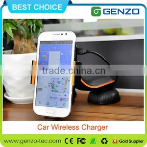 360 Degree Rotation Wireless Car Charger for Samsung/iphone Designed in 2015 thumbnail-2