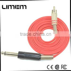 New Professional Bule Color Good Quality Silicone Tattoo RCA Rotary Clip Cord Strong and Good thumbnail-1