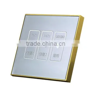 3GANG 3 WAYS Intelligent Touch Screen Light Control Switch LED Touch Switch thumbnail-4