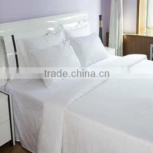 Cheap Plain White Polycotton Twin Sheet Set thumbnail-4