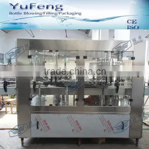 2 in 1 Monoblock Glass Bottle Vinegar Filling Machine / Soy Sauce Filling Machine thumbnail-1