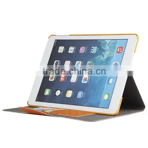 2014 New Products Fashion pu Leather Wallet Case Cover for Apple Ipad 6 D0141 thumbnail-1