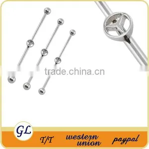 316L Stainless Steel Barbell Body Piercing Jewelry thumbnail-1