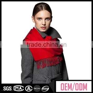 New Cashmere Ladies, Red Scarf Girls, Scarf thumbnail-2