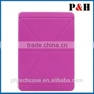 2014 New PU Leather Multi-Folding Folio Wallet Case for IPAD AIR 2 /IPAD 6 thumbnail-2