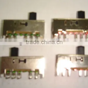 Upright Slide Switch SS24H01 Pin Feet and SS24H04 Hole Feet thumbnail-1