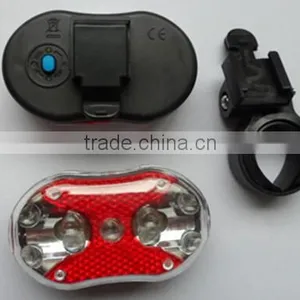 9 LED Bicycle Rear Tail Red Bike Warning Lamp Safety Light thumbnail-2