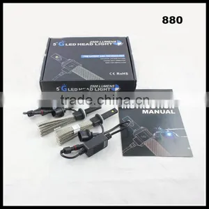 Super Bright 6500k 880 Led Headlight 6000lm G5 Fanless Head Lamp 880 Led Car Headlight thumbnail-1