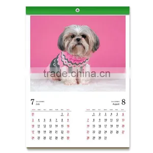 2016 Cute Pet Calendar Custom Full Color Printing Table Calendar, Table Calendar Wholesale thumbnail-5