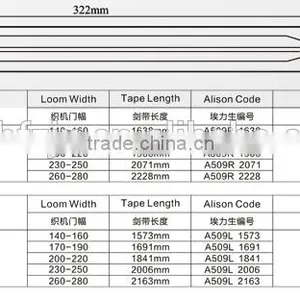Hot Sale G6100 Rapier Tape//Carbon Rapier Tapes for SULTEX Rapier Loom thumbnail-1