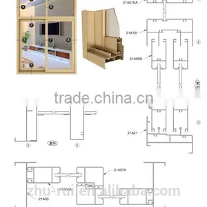 Aluminium Window Profile Door Profile Aluminium Doors And Windows Profile thumbnail-2