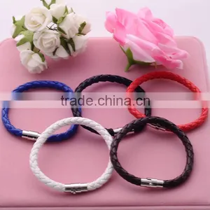 Antique Classical Leather Bracelet Alloy Button Jewelry Nnisex Multicolor Trendy Wholesale Leather Bracelet/ thumbnail-1
