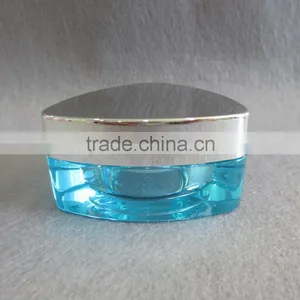 15g Acrylic Cream Jar With UV Silver Lid thumbnail-1