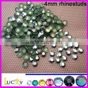 Korean Quality Hot Fix Rhinestuds ,iron-on Rhinestuds, Lt Gold Color thumbnail-1