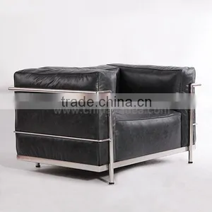 Furniture Design Corbusier Furniture LC3 Leather Armchair thumbnail-1