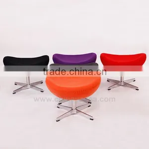 Hotel Project Furniture Egg Chair With Ottoman Stool Colorful Chair thumbnail-5