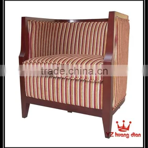 Beautiful Striped Fabric Coffee Shop Chair YB564 thumbnail-1