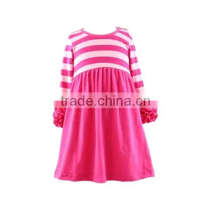 Infant Clothes Autumn Dress Wholesale Baby Remake Frocks White Skirt Icing Toddler Dress Ruffle Sleeve Dresses Girls thumbnail-2