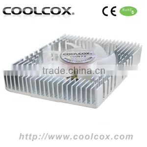 CoolCox Graphic Card Cooler VC-AL5007,12V VGA Cooler Fan 50x50x10mm,aluminium Heatsink,mounting Hole Distance 54.8mm thumbnail-1