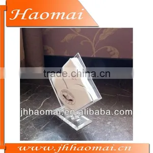 2012 Hot Sale Acrylic Transparent Tissue Box Acrylic Tissue Rack Towel Rack thumbnail-1