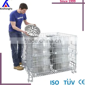 Industrial Storage Metal Pallet Cages thumbnail-1