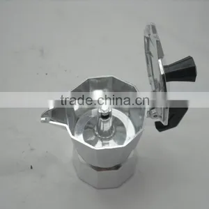 1cup Hot Sale Classic Eco-friendly Feature Italy Style Expresso Coffee Maker Aluminium Coffee Pot thumbnail-1