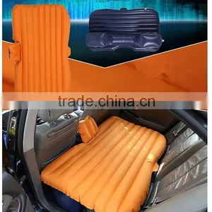 EN71 6 P PVC Inflatable Car Travel Car Mattress, Inflatable Car Air Bed thumbnail-1