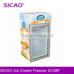 White/black +logo Design is Available Ice Cream Freezers for Sale thumbnail-1