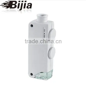BIJIA MG10081-1A Optical Electron Fiber Microscope Mini 200x LED Microscope for Checking thumbnail-1