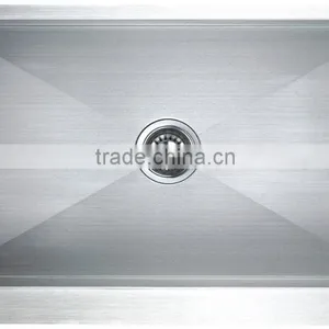 Stainless Steel Commerical Hand Made Kitchen Sink GR-1920 thumbnail-6